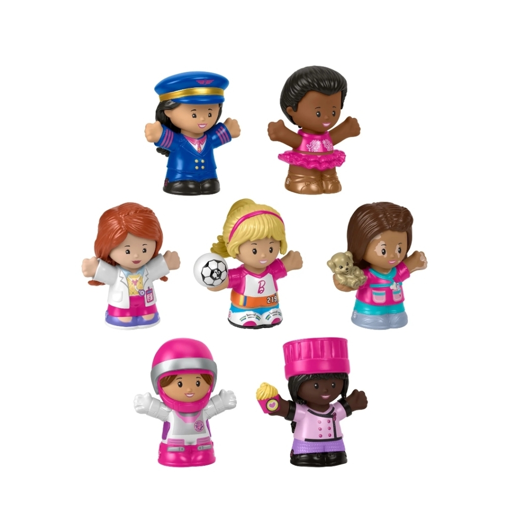 🦫♡Fisher-Price Little People Barbie You Can Be Anything Figure Pack